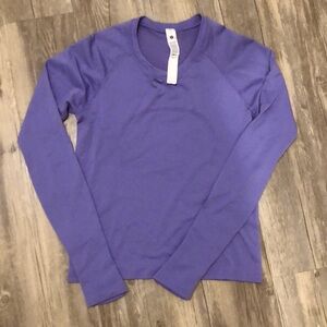 LuluLemon Size 6 Swiftly Tech Long-Sleeve Shirt Waist Length